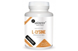 L-Lysine (chlorowodorek) 500 mg, 100 kapsułek, Aliness
