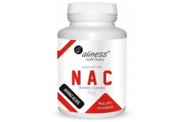 NAC N-Acetyl-L-Cysteine 500 mg, 100 kapsułek, Aliness