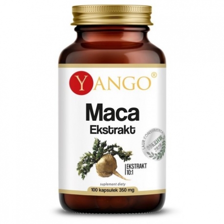 Korzeń Maca - ekstrakt 10:1, 100 kapsułek, Yango